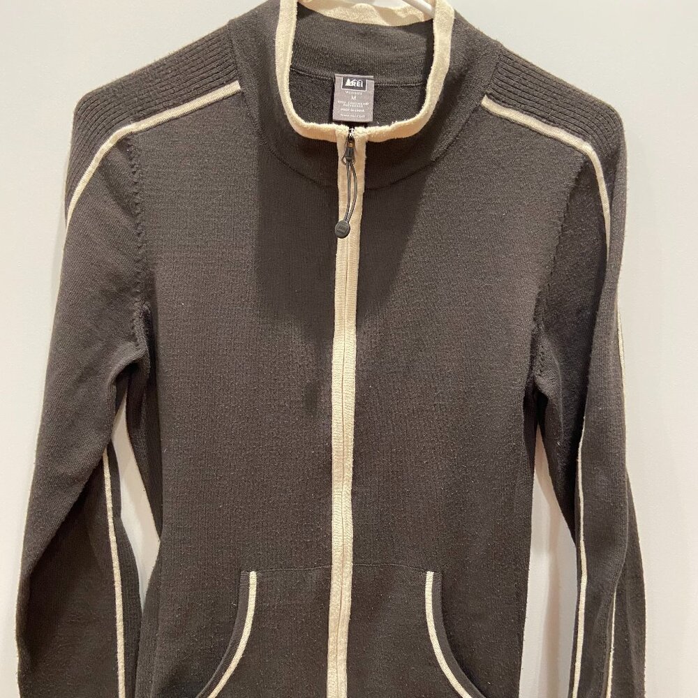 REI Full Zip Sweater